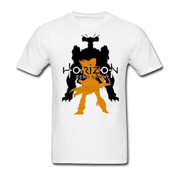 T Marškiniai Vyrai Horizontas lygus Nuliui Aušros Mašina ir Aloy Marškinėliai Karšto Pardavimo Nuostabus Custom T-Shirt Paauglys Viršūnės