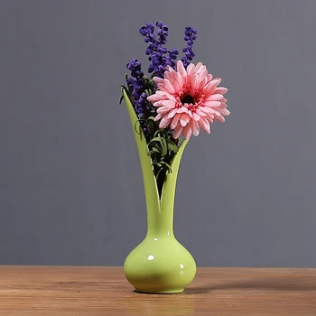 Paprasta Kūrybos Gėlių Restoranas, Biuro Stalas, Modeliavimo Gėlių Nustatyti Ornamentu Namų Puošybai Keramikos Maža Vaza Apdaila