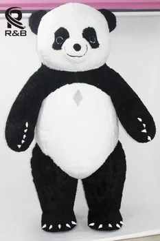 Naujas Stilius Pripučiami Pandos Kostiumas Pripučiami Panda Už Reklamos 3M Aukščio Pritaikyti Suaugusiųjų Tinka 1.7 m Iki 1.85 m Suaugusiems