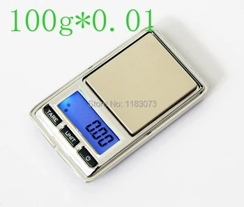 Mini Pocket Papuošalai Svėrimo Skalės 100 G 0.01 g LCD Skaitmeninių Elektroninių Diamond Lab 