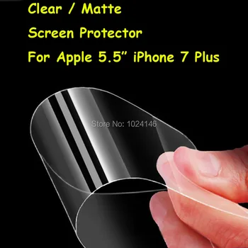 HD Išvalyti / Anti-Glare Matte Screen Protector For Apple 5.5 Colių 