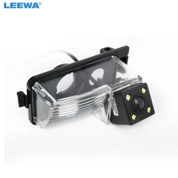 LEEWA HD Automobilio Galinio vaizdo Kamera Su LED Šviesos Nissan Tiida/Livina/Geniss/Versa HB/GT-R Atbuline Kamera #CA4032