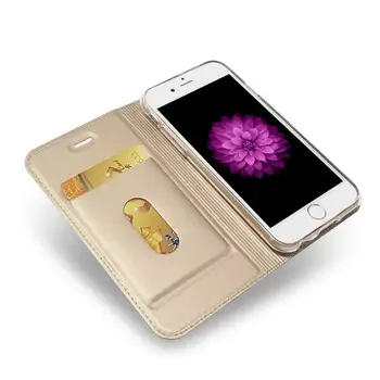 MAKEULIKE Odinis dėklas Iphone 6 6s Ultra Plonas Įrengtas Atveju Magnetinis Dangtelis Coque 