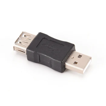 ČIURKŠLĖS Standartinis USB 2.0 A Tipo Vyrų ir Moterų Adapterio Jungtys, prailginimo Linijos Pastatymo Extension Adapter