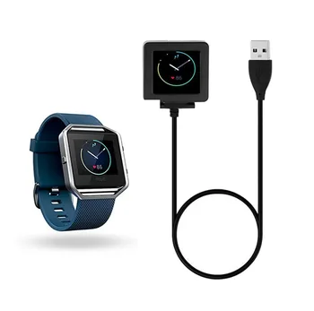 Smartwatche USB Įkrovimo Kabelis Maitinimo Baterijos Įkroviklis Dokas Lopšys Pakeitimo Įkroviklio Pažangus Fitneso Žiūrėti Fitbit Blaze