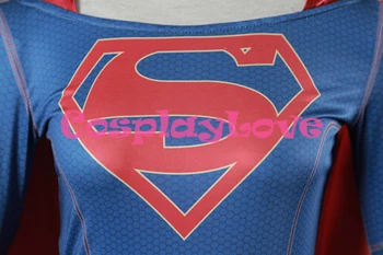 Stock Moterų Supermenas Cosplay Kostiumų Superhero Supergirl Suknelė Aukštos Kokybės Suaugusiems Vaikas Šalies Halloween Carnival Užsakymą