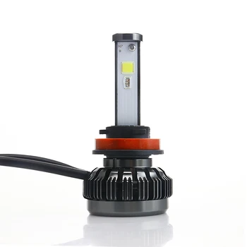 H1 LED Automobilių Žibintai H7, H11 COB (Chip Žibintų Lemputė 40W 6000LM RGB Šviesos Priešrūkinis Žibintas 