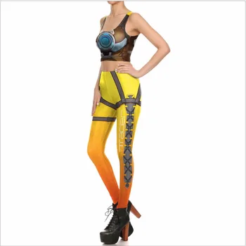 Žaidimas OW kostiumas Bandomųjų Moterų Cosplay Viršūnės ir Kelnės (Parduoti Atskirai) sexy anime drabužių, kostiumų patogus legging triko