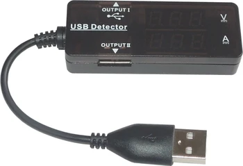 Nemokamas pristatymas, YB26VA USB, dvigubas ekranas voltmeter ir ammeter