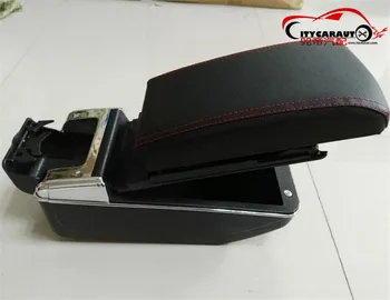 CITYCARAUTO DIDŽIAUSIŲ KOSMOSO+PRABANGOS+USB Automobilių porankiu lauke centrinės Saugyklos turinys dėžutė su puodelio laikiklis, USB TINKA F0-RD DĖMESIO 2006-13