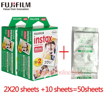 Fuji Fujifilm instax mini 8 9 plėvelės, 50 lapų, baltos Krašto filmas Fujifilm Momentinį Fotoaparatą mini 8 9 7s 25 50s 90 Foto Popierius