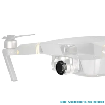 Neewer 4 Gabalus Filtro Rinkinys DJI Mavic Drone Quadcopter - Ultravioletinių UV ND4 ND8 ND16 Filtras Aliuminio Lydinio Rėmas (Juoda)