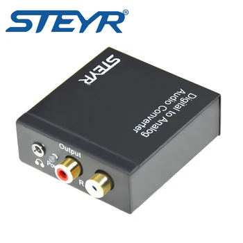 STEYR Skaitmeninis Optinis Toslink Bendraašius į Analoginį RCA Audio Converter su arba be 3.5 mm Lizdas,192Khz 24-bitų DAC Keitiklis