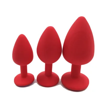 Didelis vidutinis mažas 3pcs/daug silikono analinis kaištis butt plug analinis dilator erotiniai žaislai suaugusiųjų sekso žaislais vyrams ir moterims gėjų sekso žaislai