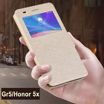 GodGift Huawei Honor 7X Atveju 7 x Luxucy Flip Case For Huawei Honor 6X Atveju 6 x Langą Odos Huawei Honor 5X Atveju 5 x