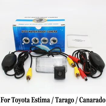 Automobilio Galinio vaizdo Kamera Toyota Estima / Tarago / Canarado 2000~2017 / RCA, AUX, Laidais Ar Belaidžiu / HD Naktinio Matymo automobilio Parkavimo Kamera