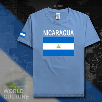 Nikaragva vyrų t shirts 2017 megztiniai tauta komandos marškinėlius medvilnės marškinėlius sporto drabužių tees šalies sporto NIC Nicaraguans