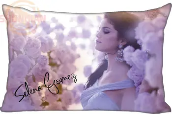 Custom Užvalkalas Selena Gomez stačiakampio Užtrauktukas Pagalvę Mesti Pagalvės užvalkalą Padengti 45x35cm(iš Vienos Pusės) Spausdinti