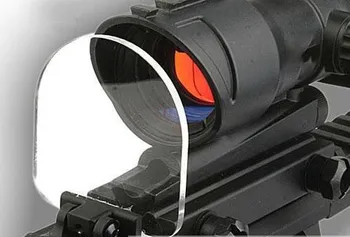 Naujas Red Dot Akyse taikymo Sritis 20mm QD Mount Airsoft Riflescope Skaidrus Bulletproof Objektyvas Gynėjas Sulankstomas Lauko medžioklė