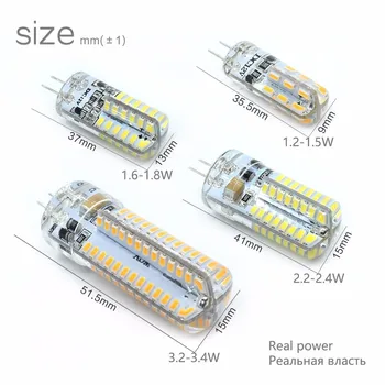 LKLTFX LED Lemputė G4 Mini Kukurūzų Svogūno DC12V AC/DC12V 220V 24LED 48LED 64LED 104LED Šalta/Šilta Balta G4, LED Lemputė Gali Pakeisti Halogeninės