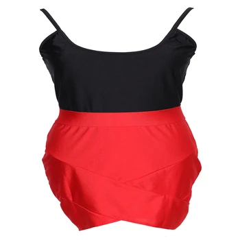 Naujas Moterų Sexy Black&Red Susiuvimo Suknelė Plonas Bodycoat Beach Party Kokteilis Mini Suknelė