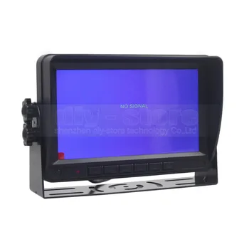 DIYKIT HAINAUT 7inch TFT LCD Automobilinis Monitorius Galinio vaizdo Ekranas atsparus Vandeniui IR 1300000 Pikselių HAINAUT Kameros Su Vaizdo Įrašymo 1V2