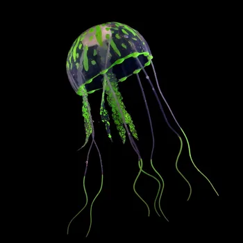 1 Vnt Dirbtinis Jellyfishes Akvariumo Žuvų Bakas Priedai Modeliavimas Liuminescencinės Medūzos Karosas Bakas Akvariumas Apželdinimas