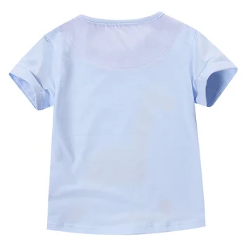 Naujas prekės ženklas Mergina t-shirt Europos stiliaus Mergaičių vasaros marškinėliai juostele animacinių filmų triušis trumpas rankovės Vaikų drabužiai, vaikams drabužiai, trišakius