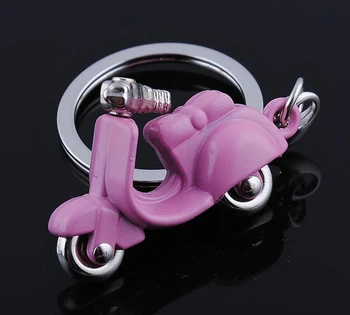 Naujas Dizainas Cool Mini metalo Keychain Automobilių Key Chain Raktų Žiedas Motociklo grandinės Mix spalva, pakabukas, Skirtas Vyras, Moteris Dovaną didmeninė 17217