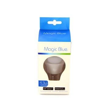 2018New Magic Blue 4.5 W E27 RGBW led lemputės 