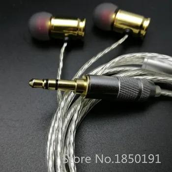 RY80 original In-Ear ausinės 8mm metalo ausinės HIFI kokybės garso muzika ; Tikrai bull ausinės (IE800 stiliaus kabelis) 3.5 mm