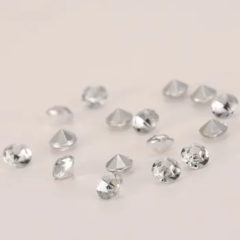 2000PCS Akrilo kristalų Diamond Vestuvės Konfeti Lentelė Barsto Puošmena 