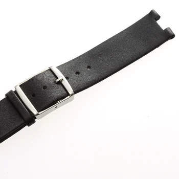 MAIKES Geros Kokybės Juodos spalvos natūralios Odos Watchbands Pin Sagtis Žiūrėti Dirželis Juostos CK Calvin Klein K1S21102 K1S21120