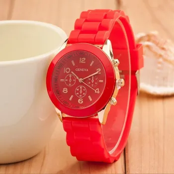 Nauja Mada Moterims Žiūrėti Gryna Spalva Želė Silikoniniai Laikrodžiai Jaunimo Šviežias Stiliaus Laikrodžius Atsitiktinis Kvarco Žiūrėti Karšto Pardavimo Reloges