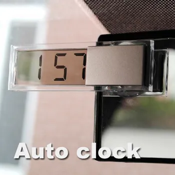 Patvarus Automobilis, Elektroninis Laikrodis Su Gyvis Kietas LCD Ekranas Automobilį Skaitmeninis Laikrodis, Transporto priemonių Interjero dekoratyvinės detalės Automobilis-stilius