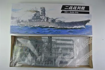 1:700 Masto Karo, antrojo Pasaulinio Karo Yamato Mūšis Laivas Plastiko Surinkimo Modelio Elektros Žaislas XC80911