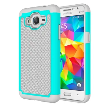 Samsung Galaxy J2 Premjero Atveju, Minkštas Silikonas, atsparus smūgiams Super Grip Hard Cover Case For Samsung J2 Premjero Galaxy J2 Premjero G532F