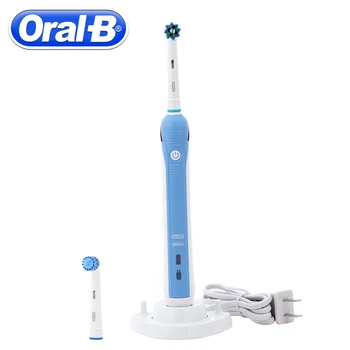 Braun Oral B Ultragarso Elektros dantų šepetėlį, Dantų Balinimas Įkrovimo PRO2000 3D Smart Dantų Šepetėliu Suaugusiųjų Kasdien Švarus Dantenų Priežiūra