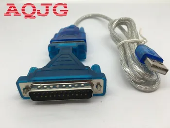 Naujas USB 2.0 Į RS232 (Com Port 9 NUOSEKLŲJĮ DB25 DB9 Kabelio su Adapteriu Konverteris, skirtas Windows 98/ ME/ 2000/Windows 0,8 M 3ft AQJG