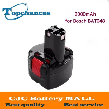 Aukštos Kokybės Įkraunamos elektrinių Įrankių Baterijų 9.6 V 2000mAh Ni-CD Bosch BAT048 PKR 960 2 607 335 272 32609-RT nemokamas pristatymas
