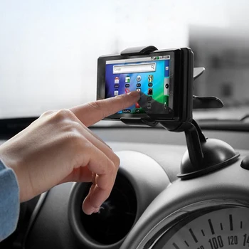360 Laipsnių Besisukantis Auto Mobiliojo Telefono Laikiklis Klipas Montuojamas ant priekinio Stiklo, prietaisų Skydelio, Automobilinis Telefono Laikiklis iPhone, iPad, Samsung GPS