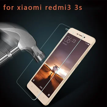 Už Xiaomi Redmi 3 beskeveldris stiklas grūdintas už xiomi redmi 3 3 3x screen protector 5.0 colių priedai apsauginės plėvelės guard