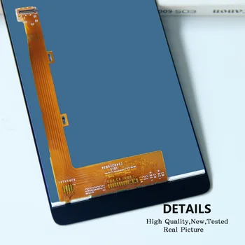 Aukštos Kokybės Jutiklinis Ekranas skaitmeninis keitiklis LCD Ekranas Asamblėjos lenovo K3 K30-T A6000 5.0