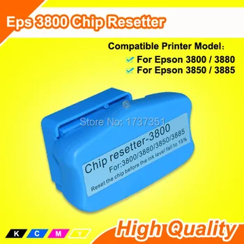 1 gabalas universal rašalo kasetė ir techninės priežiūros bakas chip resetter Suderinama Epson Stylus Pro 3880 3850 3800 3885 spausdintuvą
