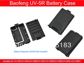 6 x AAA Baterijos Atveju Baofeng UV-5R,UV-5RA+,,UV-5RD,UV-5RE+,TYT TH-F8 Nešiojamų Du būdu radijo