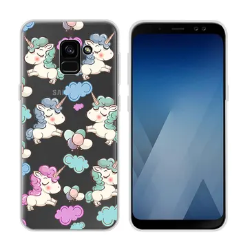 Samsung Galaxy A8 2018 Atveju Cool Modelis TPU Apsauginiai Minkštas Silikoninis Dangtelis, Skirtas 