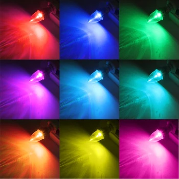 YAM E12/E14 3W RGB LED 15 Spalvų Keitimas Žvakių Lemputė Lemputė w/Remote Control AC 85-265V