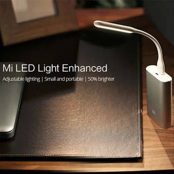 Originalus Xiaomi USB LED Šviesos Sustiprinto Versija 5V 1.2 W Nešiojamų Energijos taupymo LED Lempa su Reguliuojamu Rankos