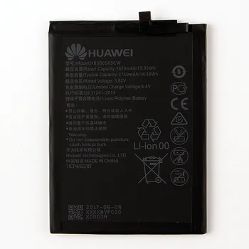Originalus Huawei P10 PLIUS HB386589ECW Li-ion telefono baterija Huawei P10plus VKY-AL00 3650mAh