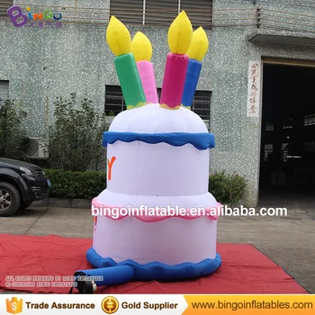 Nemokamas Pristatymas 3 Metrų ūgio milžinas pripučiami gimtadienio tortas replika šalis tiekia tipas susprogdinti tortas modelio apdailos žaislai
